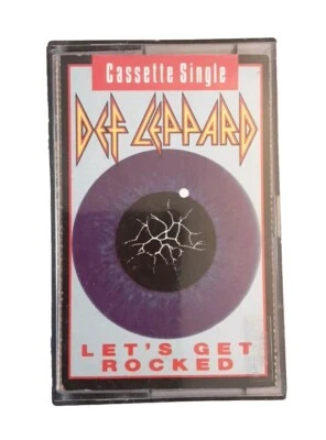 Def Leppard ‎Let's Get Rocked Cassette Tape Single 1992 Bludgeon Riffola Tested - Image 1 of 4