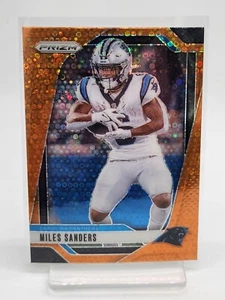 Panini Prizm 2024 Miles Sanders Orange Disco Prizm Carolina Panthers 38 - Picture 1 of 2