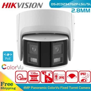 Cámara IP panorámica ColorVu PoE audio bidireccional Hikvision DS-2CD2347G2P-LSU/SL 4MP - Imagen 1 de 15