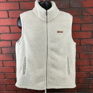 Sage Collective Women's Sherpa Fleece Vest Size Large Black Plaid Lining Full Zi - Picture 1 of 7