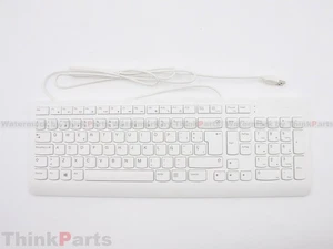 New/Orig Lenovo ideacentre USB Keyboard Spanish White USB interface 00XH669 - Picture 1 of 2