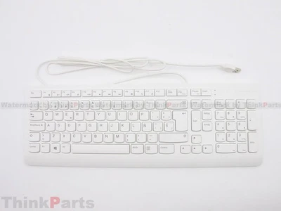 New/Orig Lenovo ideacentre USB Keyboard Spanish White USB interface 00XH669 - Image 1 of 2