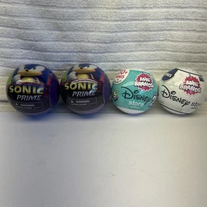2 Disney and 2 sonic Prime Mini Brands Capsule NEW - Picture 1 of 7