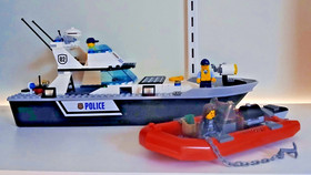 LEGO CITY Police Patrol Boat 60129 100% complete - no box-online instuctions