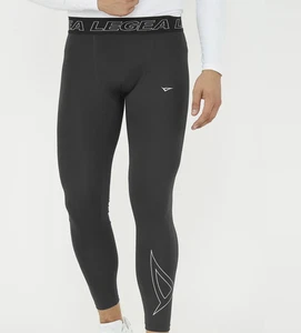 Legea pantaloni termici uomo calzamaglia calcio corsa running leggins ciclismo - Picture 1 of 2