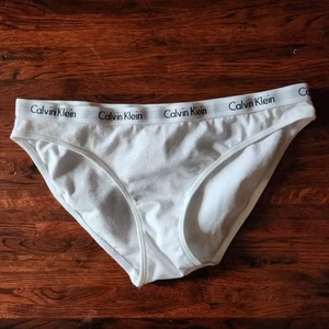 Calvin Klein slip mutandine donna piccole bianche intimo logo cintura mutandine - Foto 1 di 6