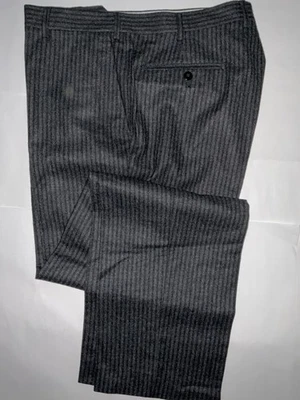 $625 Nuevos Pantalones de Vestir LUCIANO BARBERA Lana Frente Plano - Talla 38 EE. UU.; 54 Europa Foto 1 de 4
