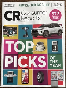 Consumer Reports Magazine November – December 2025 Top Picks Car Buying Guide - Bild 1 von 4