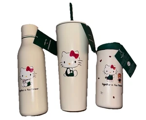 Hello Kitty Starbucks 2025 Limited Steel Edition Water Bottle, Cold Cup, Tumbler - Picture 1 of 6