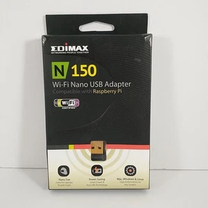 Edimax N150 WiFi 802.11n Nano USB Adapter for PC Mac or Raspberry Pi - Picture 1 of 4