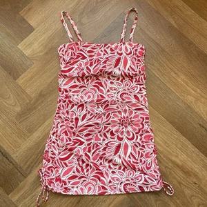 Lands' End Bandeau Underwire Tankini Swimsuit Top Longline Floral Size 12 UK - Picture 1 of 5
