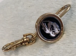 Neue tragbare Mizzou Tiger Handtasche gold schwarz Halter Haken Missouri - Bild 1 von 4