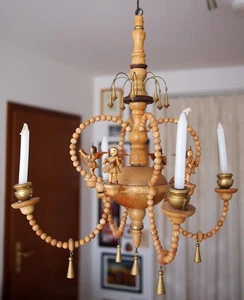 Adventsleuchter – Hängeleuchter – Fa. Expertic – 1980er Jahre – Orig. Erzgebirge - Bild 1 von 5