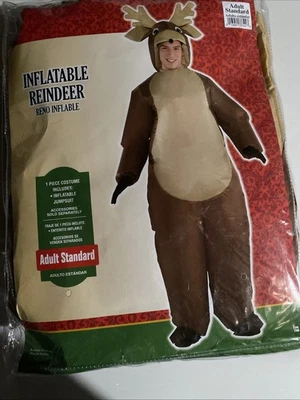 Disfraz de reno inflable de Navidad disfraz inflable para adulto para... Foto 1 de 4