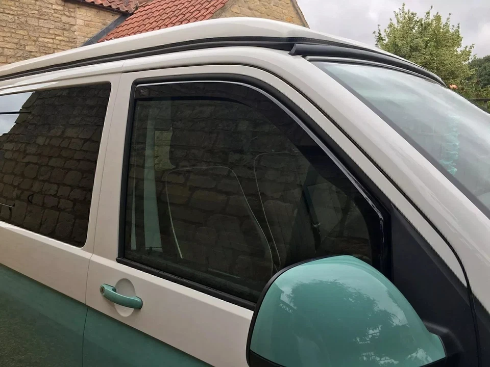 Rauchgrau Windabweiser für VW Transporter T5 2003-2015&T6 2015-2020 & T6.1 2020- - Bild 1 von 4