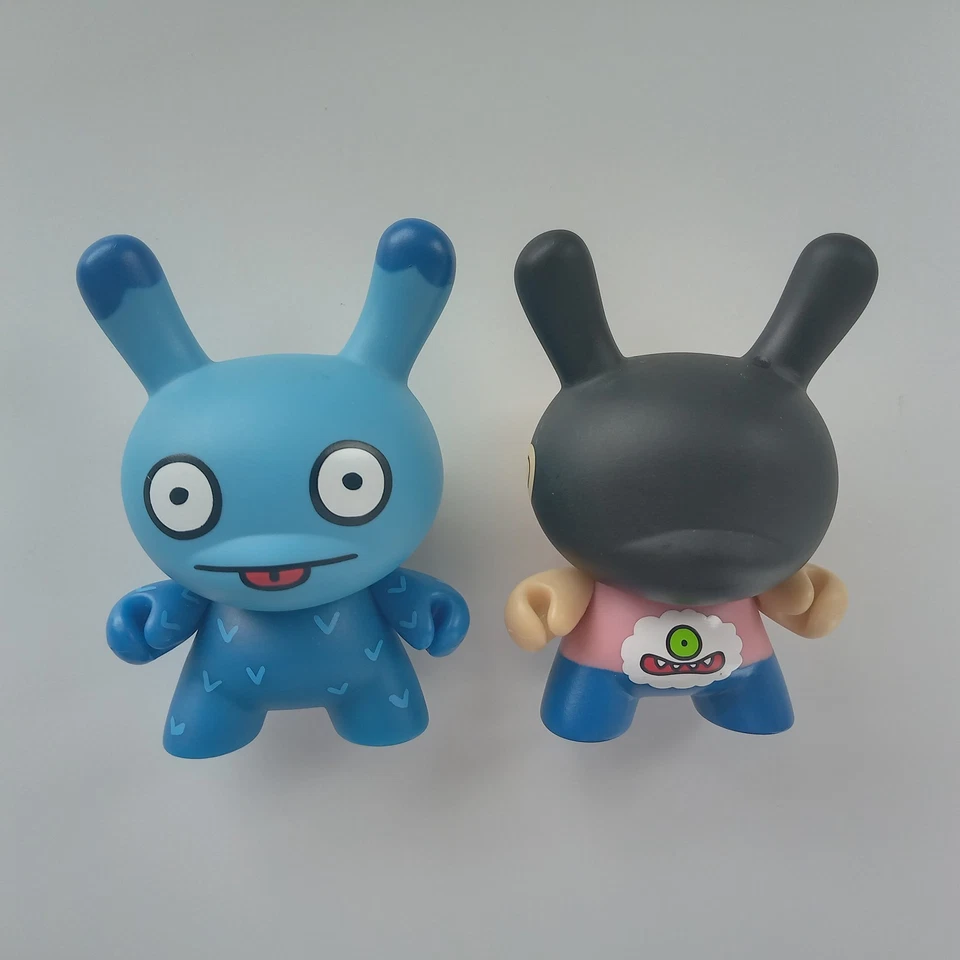 Kidrobot: David Horvath Dunny 3" Vinyl Art Figure 2005 2-Faced Series uglydoll - Image 1 of 2