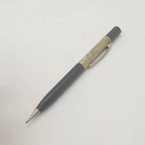 Sheaffers matita meccanica vintage nera e oro iridescente con bordo oro - Foto 1 di 4