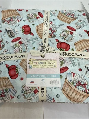 Measure Twice By Maywood Studio - Sewing - 10" Squares Layer Cake - Image 1 of 4