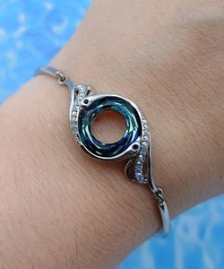 Kate Lynn Armband silberfarben & Aurora Kristall Nirvana des Phönix - Bild 1 von 8