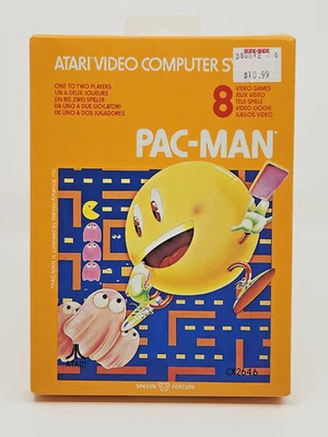 Atari 2600 Boxed Video Game - Pac-Man - 1985 Corp Release - Complete - Image 1 of 3