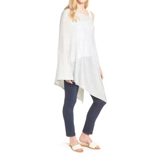 Echo Design New York Poncho Donna Taglia Unica Lana Barchetta Maglione Mantella - Picture 1 of 14