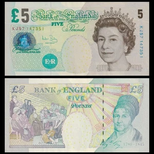 🇬🇧 Great Britain  5 Pounds  QEII  2004  Sign A. Bailey  P 391 c  Crisp UNC - Picture 1 of 5