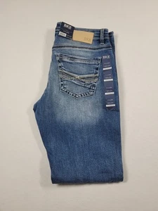 New BKE Jeans Men's 38x32 Blue Tyler Bootcut Medium Wash Mid Rise Stretch Denim - Picture 1 of 17