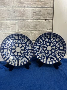 Dansk Arabesque schöne blau & weiß 7,75 Zoll Essteller Set 2 - Bild 1 von 7