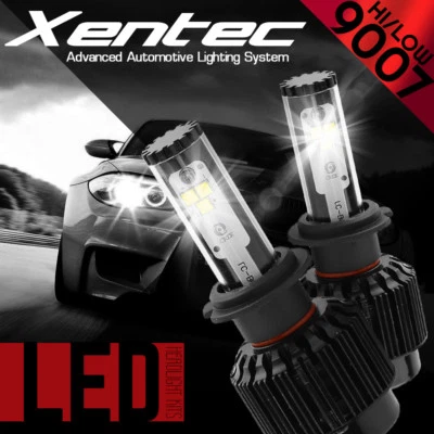 XENTEC LED HID Headlight kit 9007 HB5 White for 1997-2003 Pontiac Grand Prix - Image 1 of 4