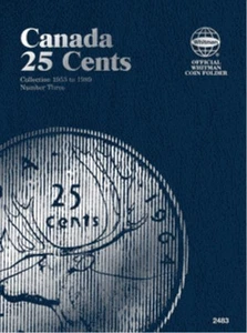 Canadian 25 Cents No. 3, 1953-1989, Whitman Coin Folder - Picture 1 of 1