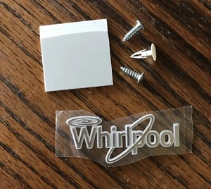 Placa de identificación emblema refrigerador Whirlpool WRF989SDAM02 W10393265 - Imagen 1 de 5