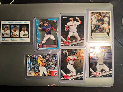 Andrew Benintendi 2017 Topps Chrome Rookie RC #100 Red Sox Yankees Plus Lot - Image 1 of 4