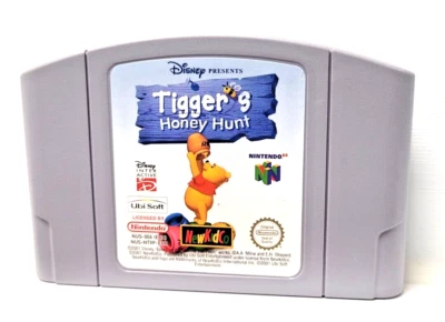 Disney Presents Tigger's Honey Hunt Winnie Pooh Nintendo 64 N64 PAL UK Cartridge - Image 1 of 4