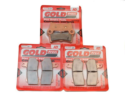 Brake Pads Front & Rear For Harley Davidson FLHTCUTG Tri Glide 2009-2013 - Image 1 of 3