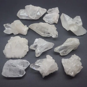 Racimo de cristal de cuarzo transparente natural de 1 lb puntos de cristal muestras minerales - Imagen 1 de 10