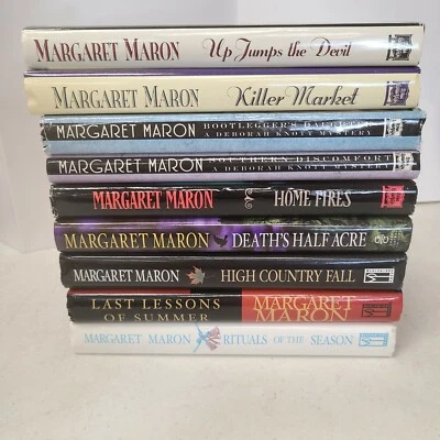 Margaret Maron Лот из 9 HB с DJ ~ Серия Judge Deborah Knott + Больше ~ Состояние очень хорошее - Изображение 1 из 4