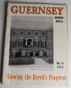 Guernsey Breeders Journal May 15, 1946 Cow Calf Bull Farms Cattle Dairy Ads - Imagen 1 de 24