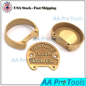 1 PREMIUM GRADE Dental Lab Copper Brass Denture Lower Flask DN-362 - Picture 1 of 3