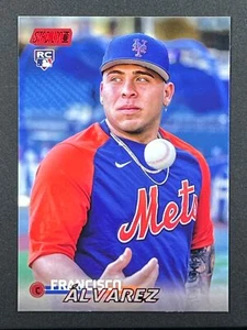 FRANCISCO ÁLVAREZ RC 2023 Topps Stadium Club #207 Red Foil New York Mets - Foto 1 di 2