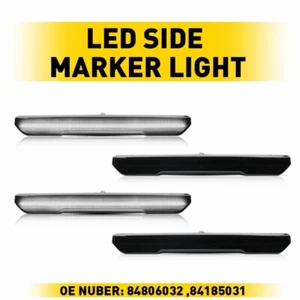 For 2020-2023 GMC Sierra 2500HD 3500HD 4X LED Side Marker Light Lamp Set White - Picture 1 of 11