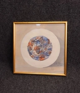  Dessin Aquarellé Signé René BUTHAUD (1886-1986) Femme Oiseau  - Foto 1 di 19