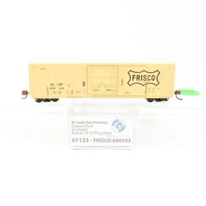 Wheels of Time Spur N Frisco 50' isolierter Stecktür-Boxwagen 61133 verwittert - Bild 1 von 5