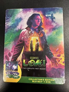 Loki Season 1 Steelbook Blu-Ray + DVD - Picture 1 of 2