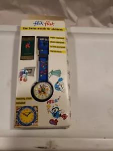 Vintage Flik Flak Swatch Swiss Kinderuhr Authentic Olympic Games Atlanta 1996 Neu in OVP - Bild 1 von 6