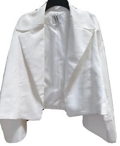 Worthington Women’s Cropped Jacket Large Cream Color,NWT - Picture 1 of 4