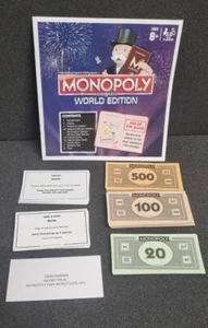 Monopoly Here And Now World Edition Money Pack- Cards- Instructions UK P&P Inc - Picture 1 of 5
