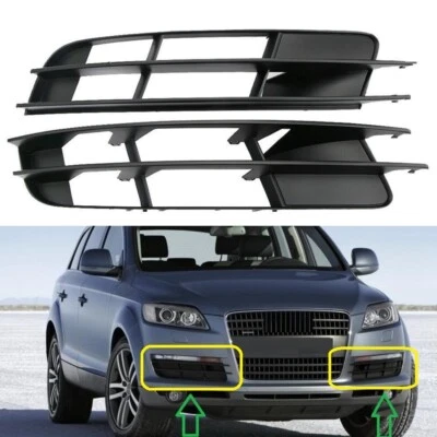 Pair For AUDI Q7 2006 2007 2008 2009 Front Bumper Low Intake Turn Signal Grille - Image 1 of 4