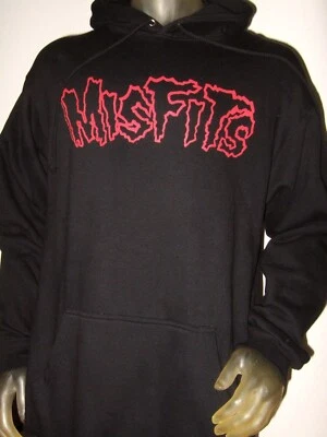 Rare New Men's L The Misfits Voodoo Devilock Glenn Danzig Punk Rock Band Hoodie - Image 1 of 3