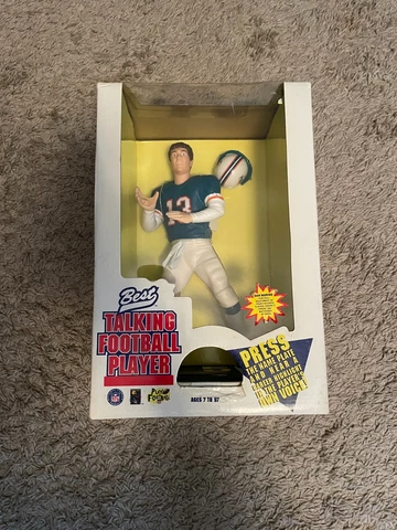 1996 Best Talking Football Player DAN MARINO New in Box Miami Dolphins HOF Cover