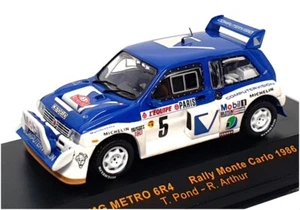 Ixo 1/43 Scale RAC033 - MG Metro 6R4 #5 Monte Carlo 1986 - Blue/White - Picture 1 of 5